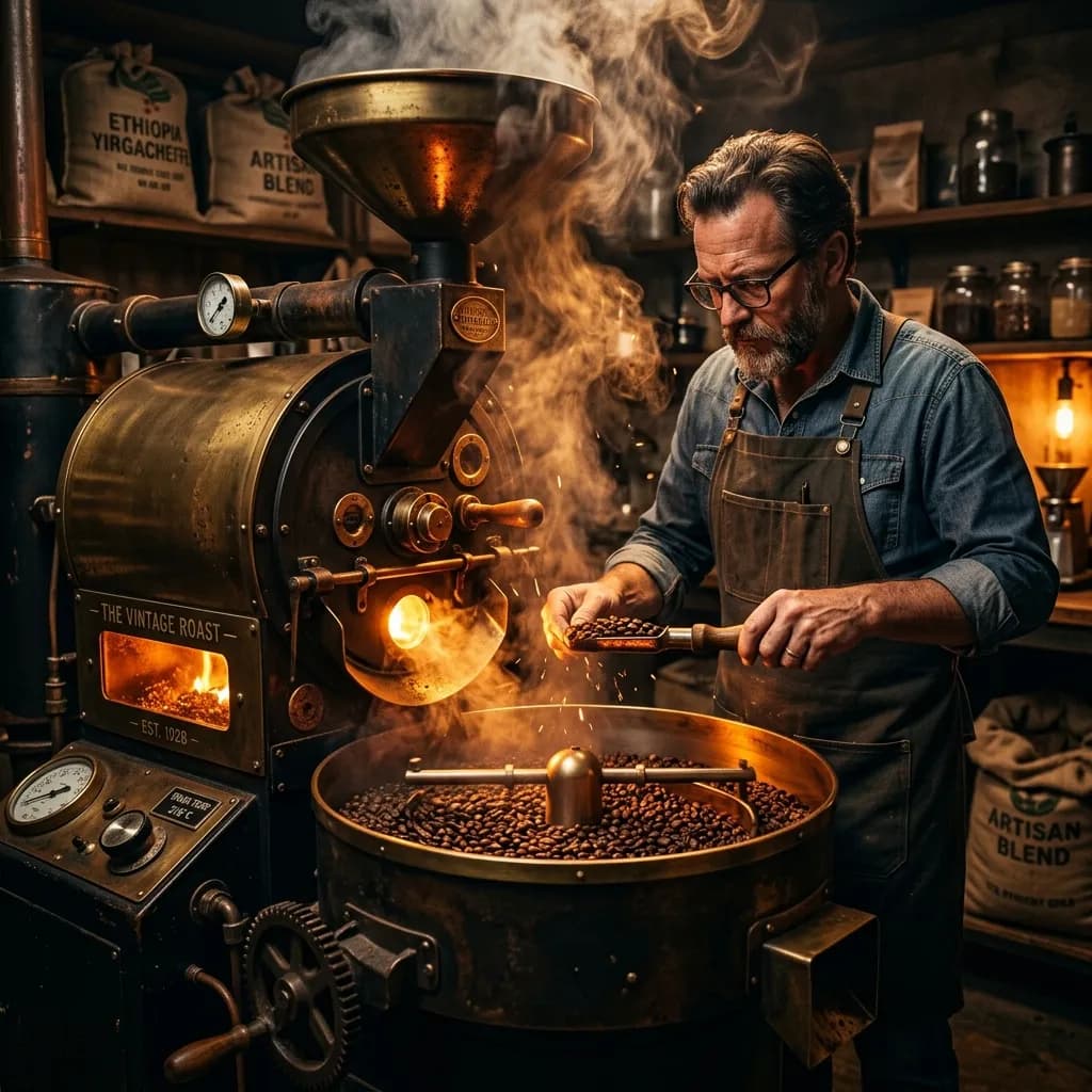 The art of roasting coffee